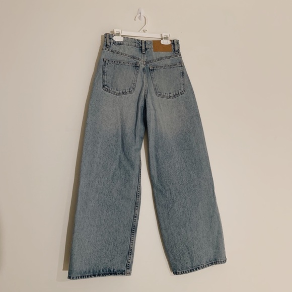 NEW Zara Boyfriend Wide-Leg Jeans - Picture 2 of 3